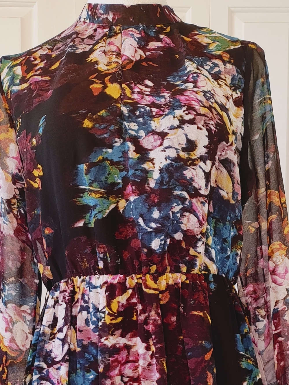 Who What Wear Floral Maxi Dress Size Small - Picture 7 of 14